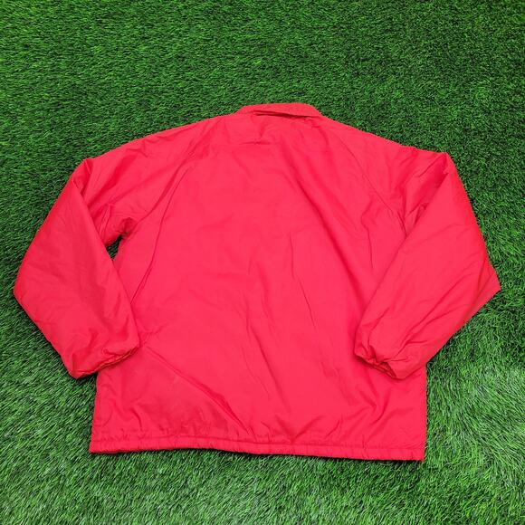 Vintage 80s MOD Coach Jacket Large 24x27 Windbreaker Lined - Picture 2 of 14